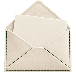 Cotton envelope support icon