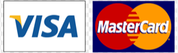 Visa and Mastercard accepted
